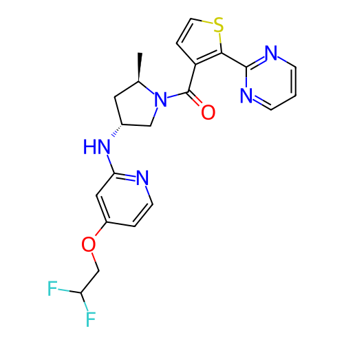 Chemical structure of BindingDB Monomer ID 307571
