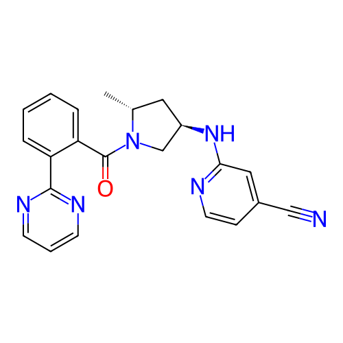 Chemical structure of BindingDB Monomer ID 307592