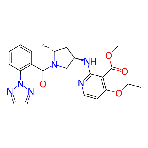 Chemical structure of BindingDB Monomer ID 307596