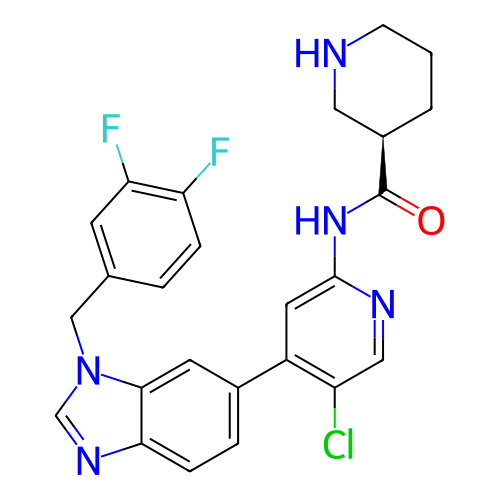 Chemical structure of BindingDB Monomer ID 307721