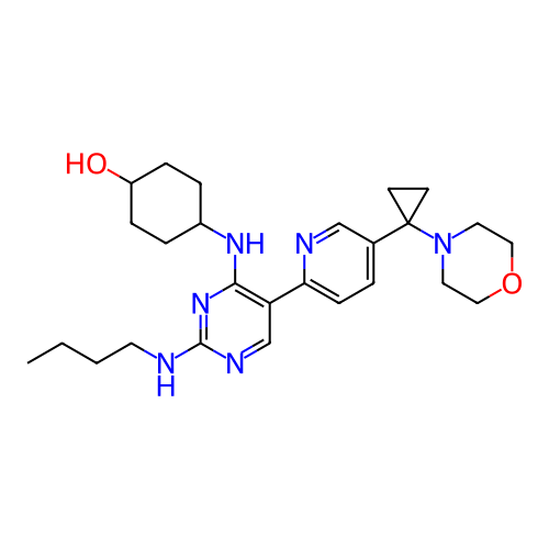 Chemical structure of BindingDB Monomer ID 308315