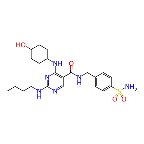 Chemical structure of BindingDB Monomer ID 308372