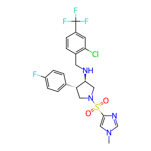 Chemical structure of BindingDB Monomer ID 308808