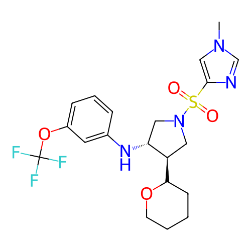 Chemical structure of BindingDB Monomer ID 309163