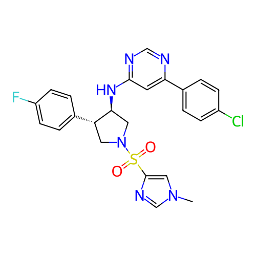 Chemical structure of BindingDB Monomer ID 309207