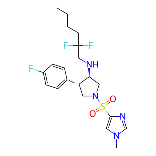 Chemical structure of BindingDB Monomer ID 309210