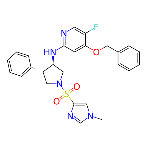 Chemical structure of BindingDB Monomer ID 309253