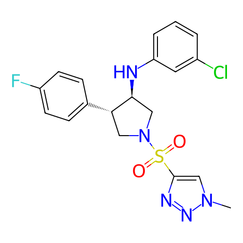 Chemical structure of BindingDB Monomer ID 309316