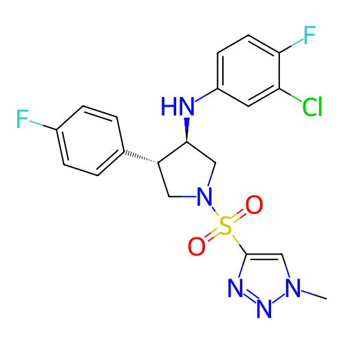 Chemical structure of BindingDB Monomer ID 309317