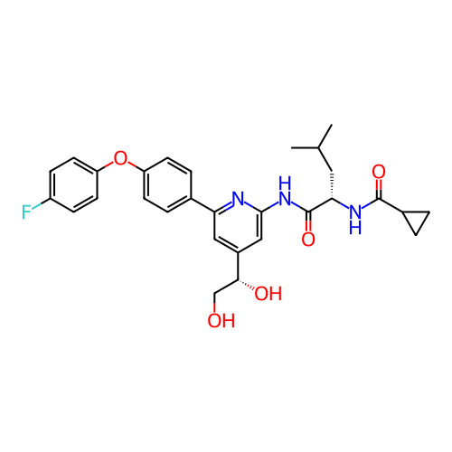 Chemical structure of BindingDB Monomer ID 309356