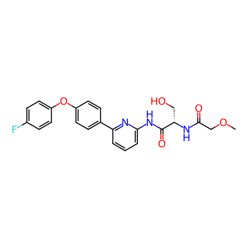 Chemical structure of BindingDB Monomer ID 309395