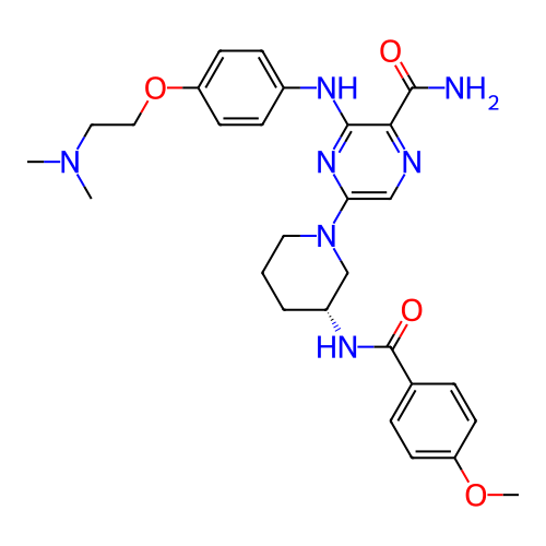 Chemical structure of BindingDB Monomer ID 309646
