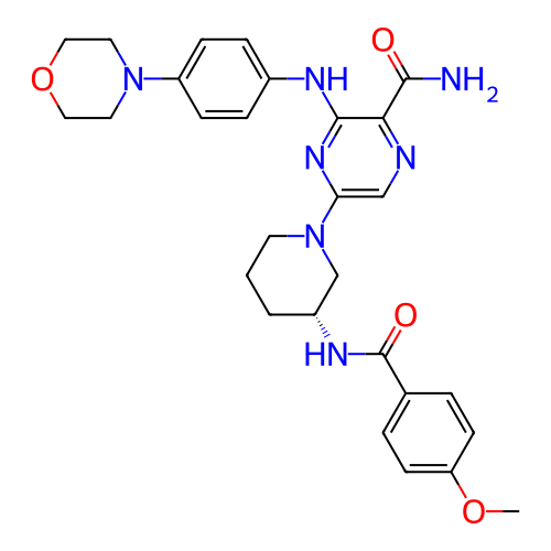 Chemical structure of BindingDB Monomer ID 309654