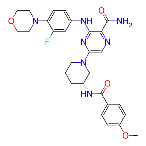 Chemical structure of BindingDB Monomer ID 309656