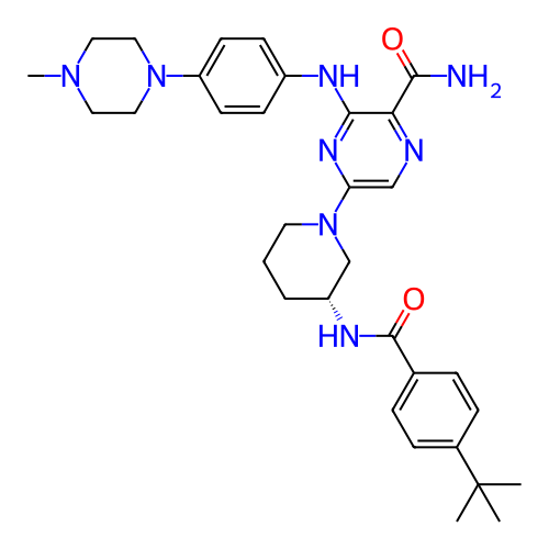 Chemical structure of BindingDB Monomer ID 309660
