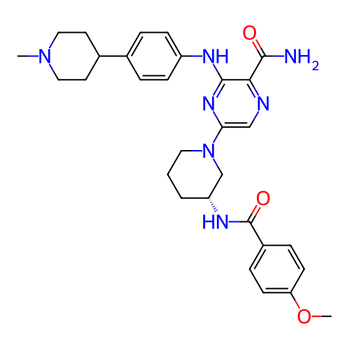 Chemical structure of BindingDB Monomer ID 309662