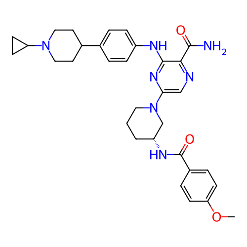 Chemical structure of BindingDB Monomer ID 309664