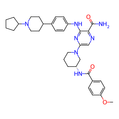 Chemical structure of BindingDB Monomer ID 309666
