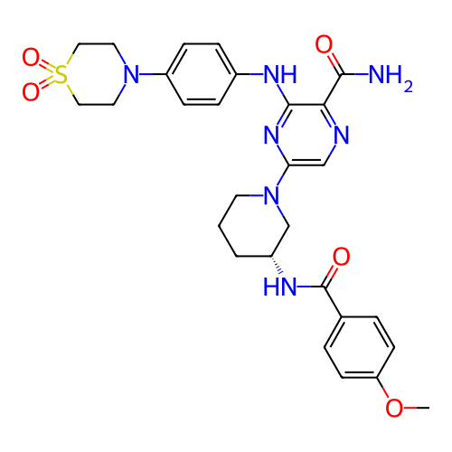 Chemical structure of BindingDB Monomer ID 309692