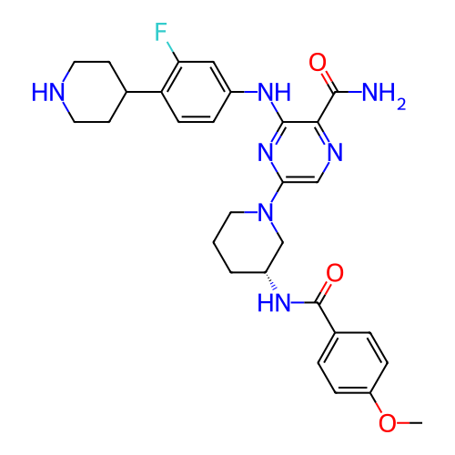 Chemical structure of BindingDB Monomer ID 309694