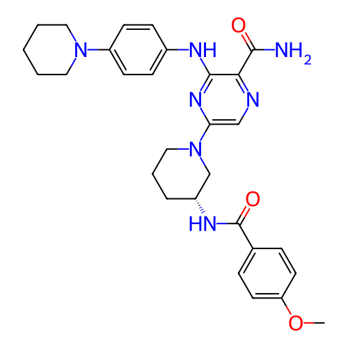 Chemical structure of BindingDB Monomer ID 309695