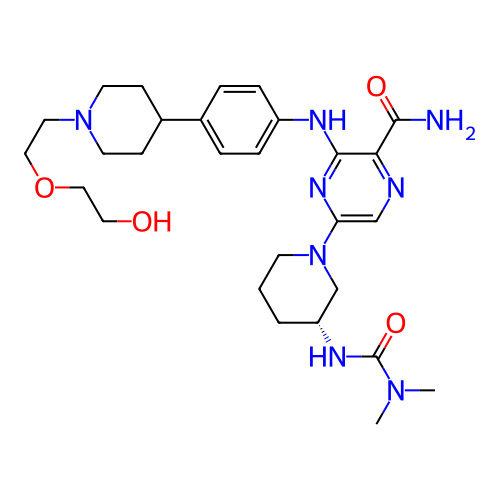 Chemical structure of BindingDB Monomer ID 309708
