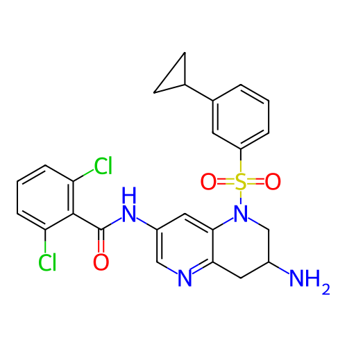 Chemical structure of BindingDB Monomer ID 310156