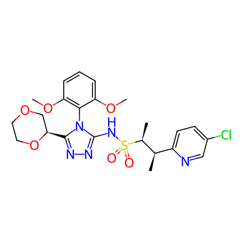 Chemical structure of BindingDB Monomer ID 310444