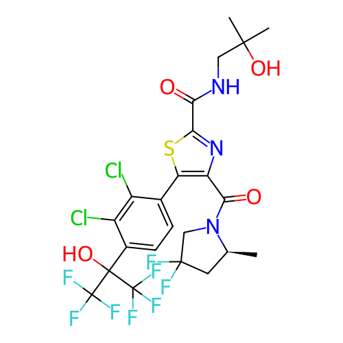 Chemical structure of BindingDB Monomer ID 310615