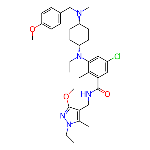 Chemical structure of BindingDB Monomer ID 310784