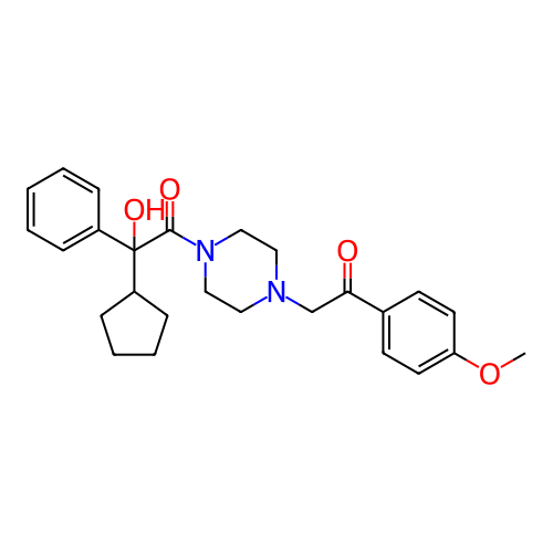 Chemical structure of BindingDB Monomer ID 311071