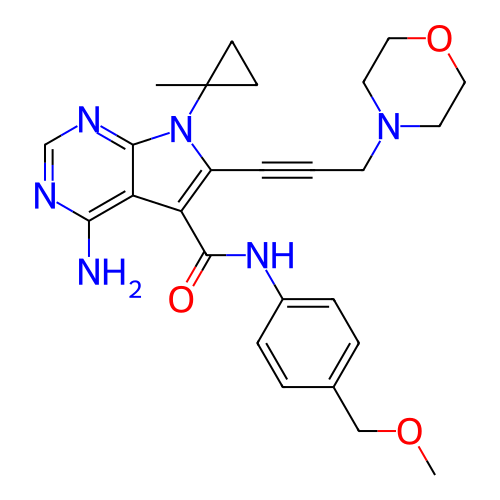 Chemical structure of BindingDB Monomer ID 311633