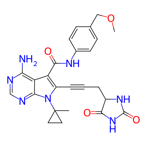 Chemical structure of BindingDB Monomer ID 311704