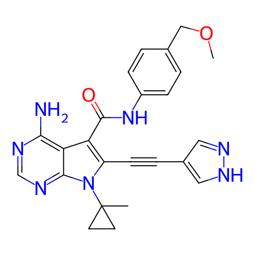 Chemical structure of BindingDB Monomer ID 311708