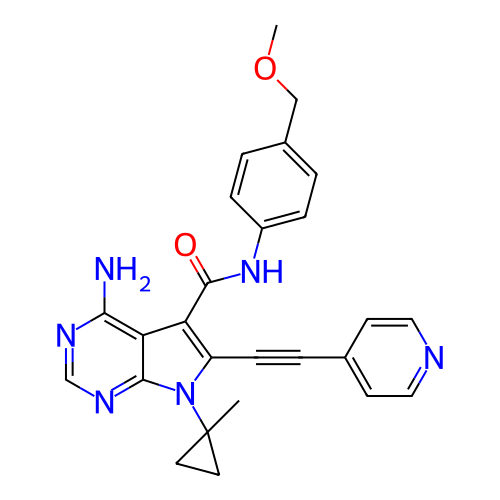 Chemical structure of BindingDB Monomer ID 311734
