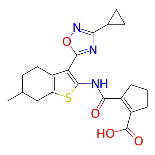 Chemical structure of BindingDB Monomer ID 312342