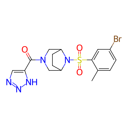 Chemical structure of BindingDB Monomer ID 313874
