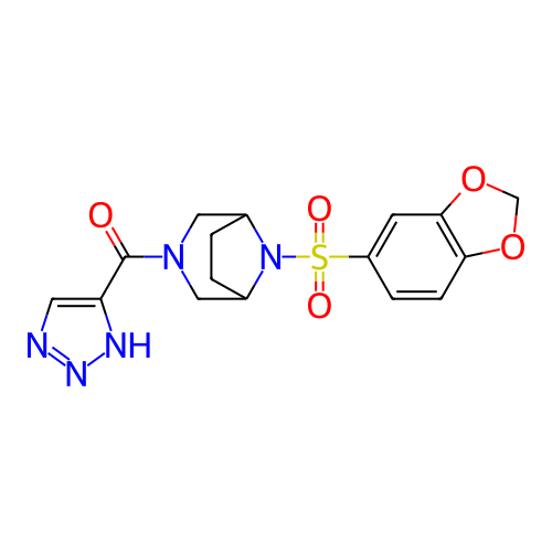 Chemical structure of BindingDB Monomer ID 313875