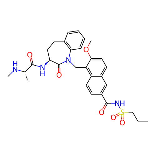 Chemical structure of BindingDB Monomer ID 314350