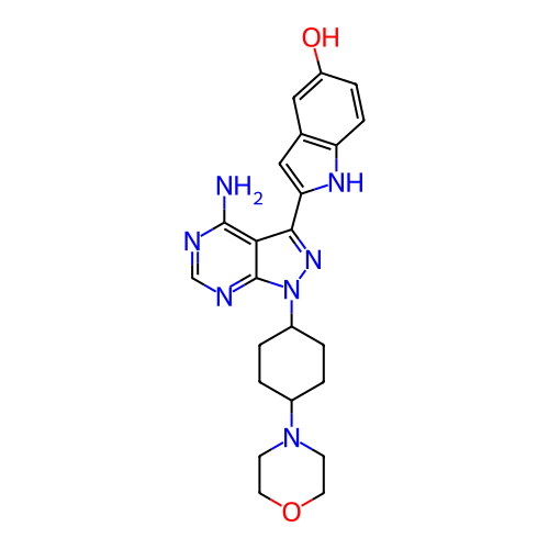 Chemical structure of BindingDB Monomer ID 315560