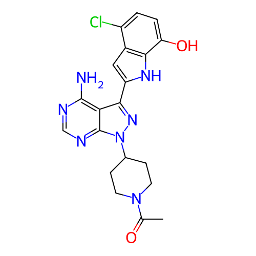 Chemical structure of BindingDB Monomer ID 315573