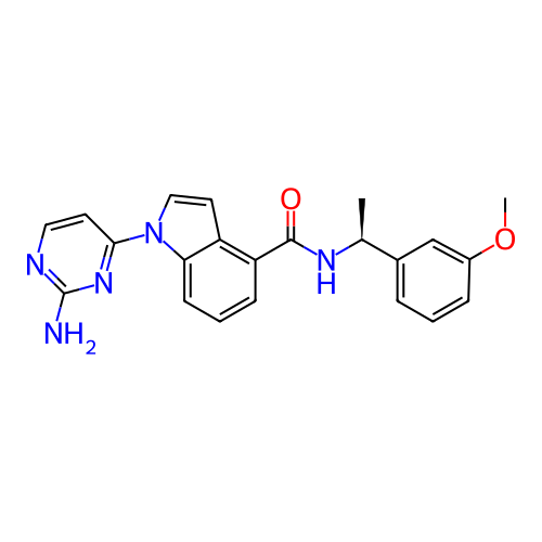 Chemical structure of BindingDB Monomer ID 316126