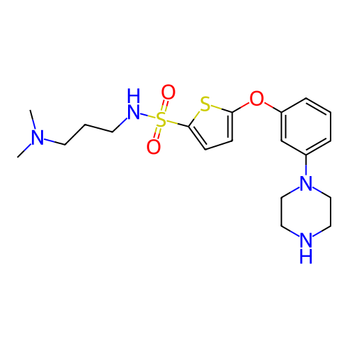 Chemical structure of BindingDB Monomer ID 316370