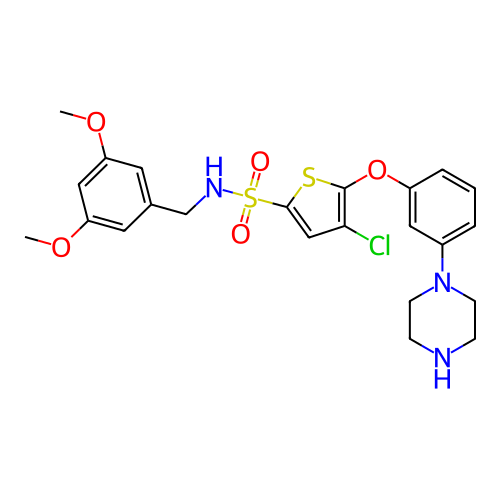 Chemical structure of BindingDB Monomer ID 316384
