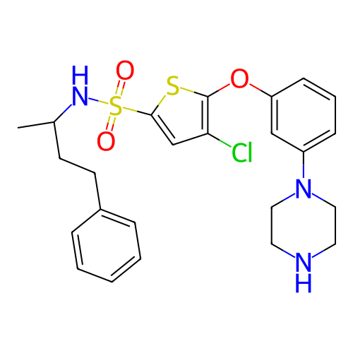 Chemical structure of BindingDB Monomer ID 316396
