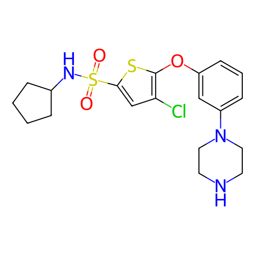 Chemical structure of BindingDB Monomer ID 316398