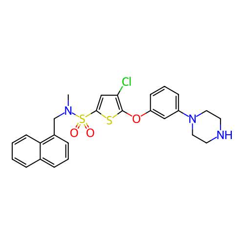 Chemical structure of BindingDB Monomer ID 316453