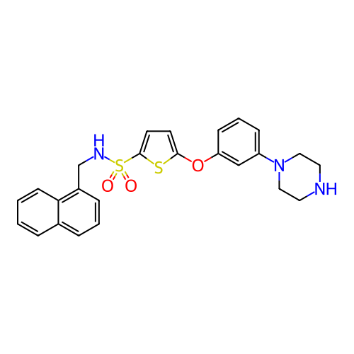 Chemical structure of BindingDB Monomer ID 316454