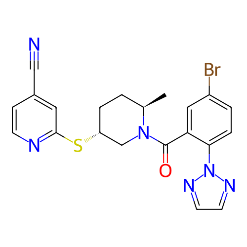 Chemical structure of BindingDB Monomer ID 316490