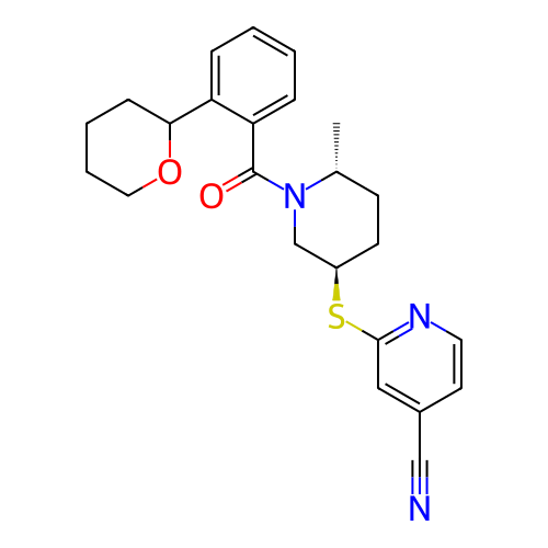 Chemical structure of BindingDB Monomer ID 316504